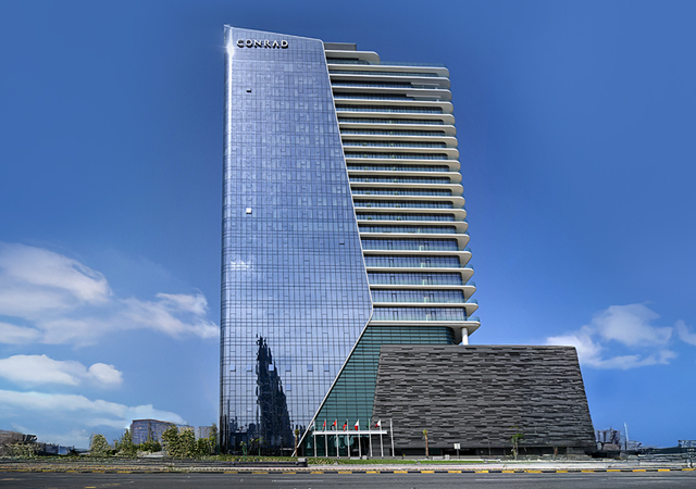 Conrad Hotel in Bahrain ... fitted with advanced Installux solutions.